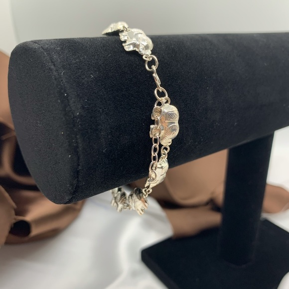 Elephant Bracelet Sterling Silver - Picture 2 of 3